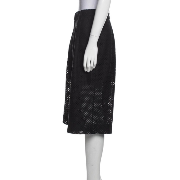 Philosophy di Lorenzo Serafini High Rise Wide Leg Long Shorts in Black US6, IT42 - Picture 3 of 3